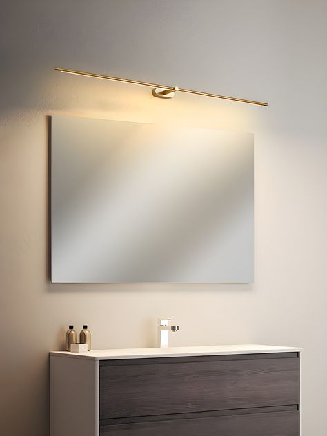 Presenting our Contemporary Metal Vanity Light, a sophisticated and practical addition to elevate your bathroom design. Made with premium metal and incorporating built-in LED bulbs, this vanity light offers sleek style and energy-saving lighting. With its comforting color temperature and surrounding shade direction, it produces a warm and welcoming ambiance. 
 Key Features: 
 
 Contemporary Design: The sleek metal construction adds a touch of modern sophistication to your bathroom. 
 Integrated Metal Vanity, Plug In Wall Lamp, Rope Lamp, Alabaster Lamp, Marble Lamp, Iron Lamp, Wood Lamps, Energy Efficient Lighting, Crystal Lamp