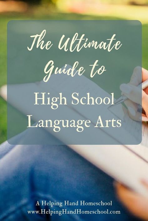 Homeschooling Teenagers, High School Language Arts, High School Literature, Homeschool Writing, School Essay, Writing Programs, Home Schooling, Homeschool High School, High School Years