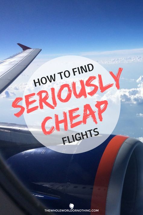 How to Book the Cheapest Flights Possible | Low Cost Airline Tickets | Save Money on Flights | Budget Travel Ideas | Budget Travel Website | How to get to Destinations Cheaply | How to Save Money on A Trip | Backpacking Tips | Signs of Cheap Flights | #cheapflights #budgettravel #savemoney #gapyear #backpacking #affordabletravel #lowcostflights Flight Hacks, Flight Tips, Cheapest Flights, Airport Tips, Cheap Airfare, Travel Secrets, Destination Ideas, Cheap Flight, Find Cheap Flights