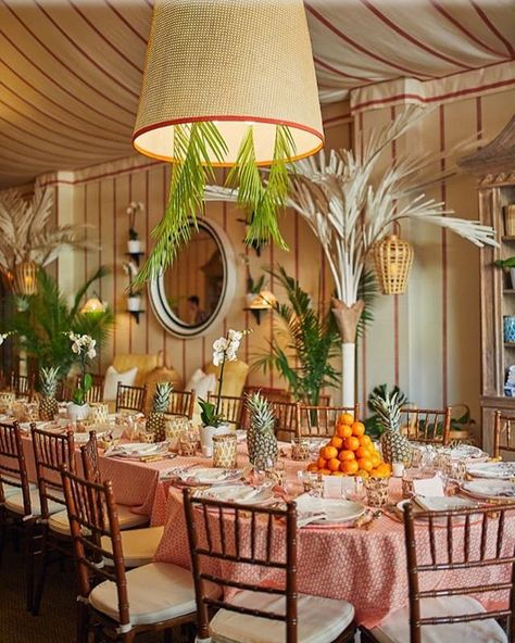 Haskell Harris McKinney (@haskellharris) • Instagram photos and videos Striped Grasscloth Wallpaper, Amanda Lindroth, Wellesley College, Bamboo Lantern, Corporate Catering, Chinoiserie Chic, Grasscloth Wallpaper, Tropical Style, Island Style