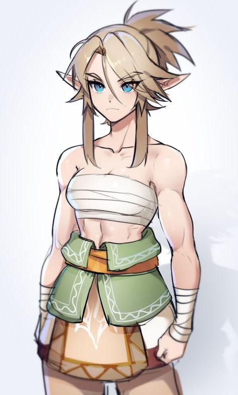 If Zelda was a GIRL (joke) just me nd my friends were talking bout female LINK so here i did this oopsie #LoZ: Twilight Princess #Legend of Zelda #Link #Twilight Princess #LoZ #The Legend of Zelda #The Legend of Zelda Twilight Princess Female Link, Muscular Female, Female Elf, Pointy Ears, Blonde Hair Blue Eyes, Zelda Art, Legend Of Zelda Breath, Twilight Princess, The Legend Of Zelda