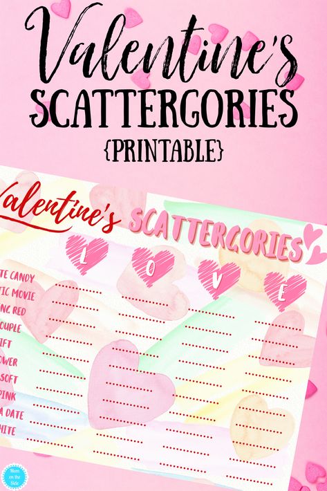 If you are looking for ideas to celebrate Valentine’s Day at home, grab this printable Valentine Scattergories Game! Valentines Day Scattergories, Valentines Scattergories Free Printable, Valentines Day Games For Seniors, Activities Director, Classroom Party Games, Scattergories Game, Valentine Party Game, Ladies Event, Fun Valentines Day Ideas