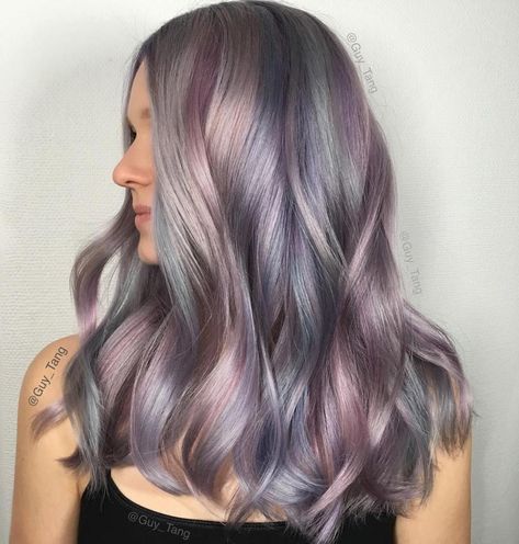 Pastel Purple Hair Color With Highlights Pastel Purple Hair, Winter Hair Color Trends, Grey Hair Wig, Gold Hair Colors, Neutral Blonde, Bold Hair Color, Hair Color Unique, Hot Hair Colors, 2016 Fall