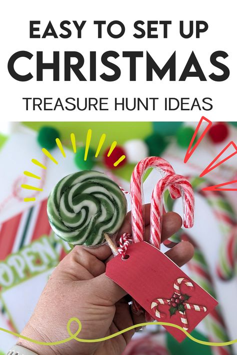 Unwrap the magic of the holiday season with these fun-filled treasure hunt ideas.🎅🎁 From candy cane hunts to cookie hunts , let the excitement unfold as you embark on a quest to find the ultimate Christmas treasures.🔍✨ Don't miss out on this joyful activity that will make your Christmas morning truly special! Start planning your own Christmas treasure hunt now! #christmashunt #treasurehuntideas #christmasmorningfun" Christmas Escape Room Ideas, Christmas Treasure Hunt For Kids, Treasure Hunt Ideas, Candy Cane Hunt, Christmas Hunt, Christmas Treasure Hunt, Treasure Hunt For Kids, Treasure Hunt Clues, Christmas Experiences