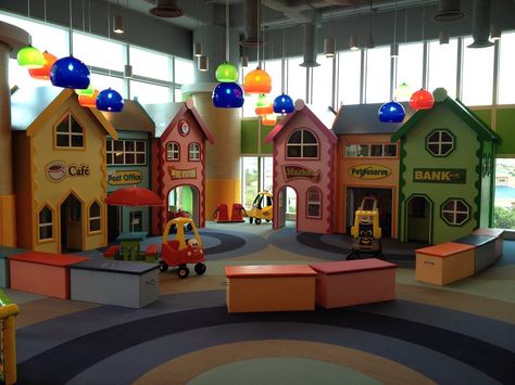 Role Play Toddler Village, China Mall Play Area, Play Village, Playground Party, Kids Party Rentals, Kids Indoor Playhouse, Gift Shop Interiors, Kids Church Decor, Indoor Playground Design, Commercial Indoor Playground