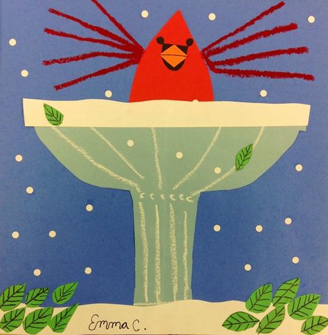 Charlie Harper Cardinals | The heART of life Third Grade Art Project, Charley Harper Illustration, Charley Harper Birds, Charley Harper Art, Third Grade Art, Charlie Harper, Art Fundraiser, Color Lessons, Animals And Nature