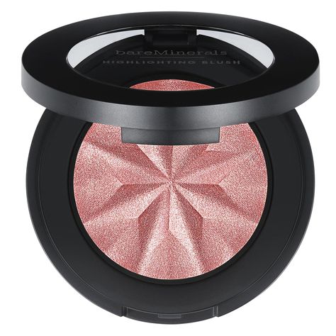 BareMinerals Gen Nude Highlighting Blush, 2-in-1 Blush + Highlighter Hybrid, Silky Blendable Makeup, All-Day Wear, Talc Free, Vegan Clean, Silky Texture, Blush Highlighter, Skin Imperfection, Bare Minerals, Blush Roses, Healthy Glow, Blush Makeup, Ulta Beauty