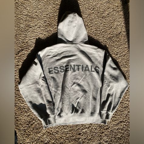 Fear Of God Essentials Hoodie Size Xl Great Condition From One Of Their First Drops. Vintage Look Essentials Hoodie, Fear Of God Essentials, Fear Of God, One Drop, Vintage Look, Vintage Looks, Heathers, Heather Grey, Man Shop