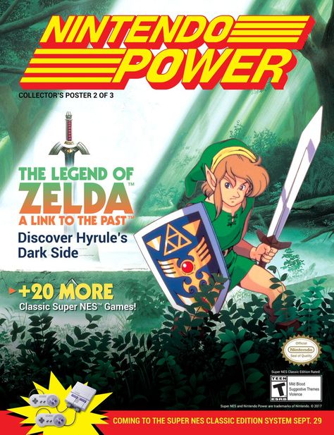 Nintendo Power - The legend of Zelda a Link to the past, Classic Super Nes™ Nintendo Power Magazine, Nintendo Power, Video Game Magazines, A Link To The Past, Indian Tattoos, Legend Of Zelda Link, Retro Things, Link To The Past, Videogame Art