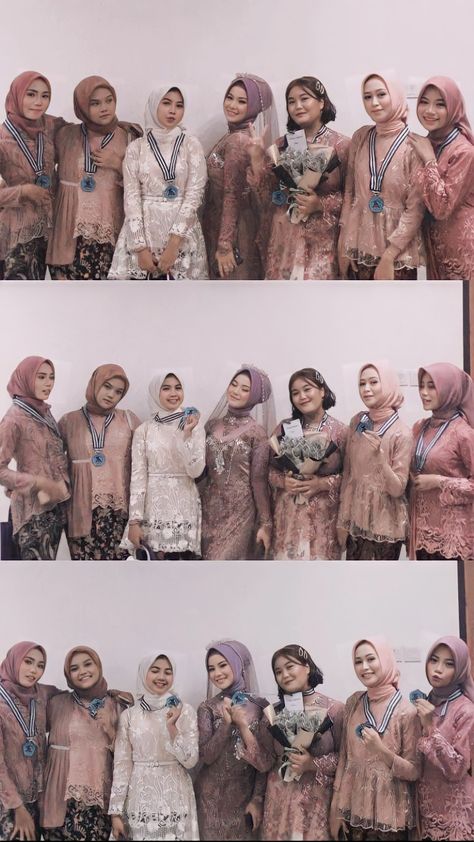 Ullzang Bestie, Outfit Wisuda, Ootd Kebaya, Kebaya Bridesmaid, Kebaya Wedding, Kebaya Kondangan, Outfit Kondangan, Dress Kondangan, Graduation Style