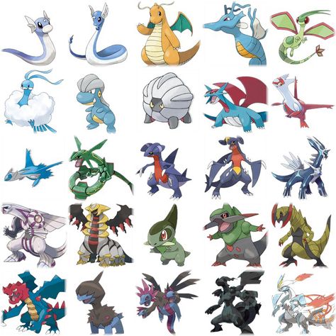 Pokemon Dragon Type, Pokemon Types, Dragon Pics, Dragon Pokemon, Pokemon Artwork, Pokémon Team, Pokemon Names, Dragon Type Pokemon, Cartoon Network Characters