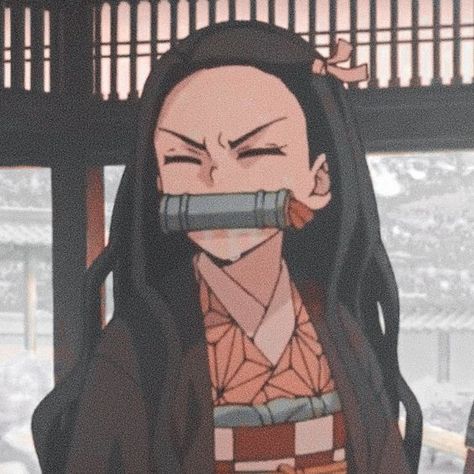 Nezuko Kamado, An Anime, Anime Character, Demon Slayer, Hair, Anime, Black