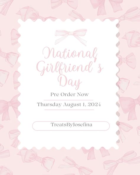 Now booking for National Girlfriend’s Day!🩷🩷🌷 send me a message through DM or # on my bio✨ 🩷PRE ORDER FOR AUGUST 1ST🩷 Make sure to put in your order before the deadline to secure your strawberries 🍓 Repost & send this to your significant other to get a hint🤭 You’re welcomed to send any inspiration pictures, I’m willing to recreate any ideas🩷 #maderacalifornia #559treats #nationalgirlfriendday #gfday#giftforgirlfriend #gifts#chocolatestrawberries #strawberries#hk#hellokittystrawberries #f... National Girlfriends Day August 1, National Girlfriend Day, Girlfriends Day, August 1st, Send Me A Message, Now Booking, Significant Other, Send Me, Make Sure