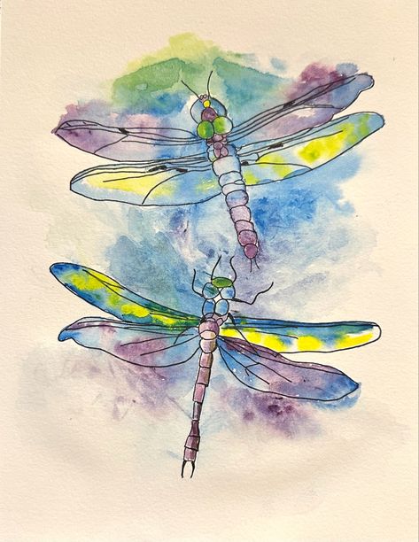 Louise Demasi, Wooden Pallet Crafts, Watercolor Dragonfly, Bamboo Structure, Frame Stand, Pallet Crafts, Modern And Antique, Wooden Pallets