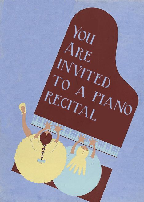 Piano Recital Poster, Piano Concert Poster, Piano Card, Piano Illustration, Recital Poster, Violin Recital, Piano Concert, Piano Design, Vintage Piano