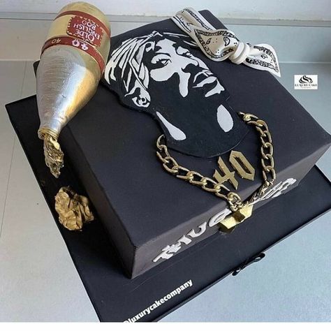 Rapper Cakes Ideas, Tupac Birthday Cake, Tupac Party Theme, Tupac Birthday Party, Tupac Party, 2pac Makaveli, Hip Hop Birthday, Sweet Sixteen Parties, Tupac Shakur