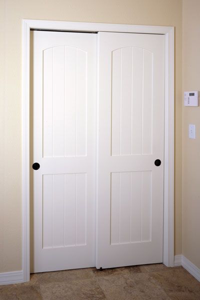 Bedroom Closet Doors Sliding, Closet Door Alternative, Old Closet Doors, Folding Closet Doors, Bedroom Closet Doors, Front Closet, Closet Door Makeover, Open Closet, Sliding Closet