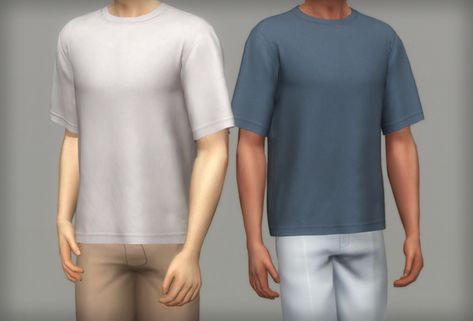 Sims Finds, Male Sims, Cc Top, The Sims 4 Skin, Normal Map, Sims4 Clothes, Sims 4 Clothing, Sims Mods, Basic Shirts