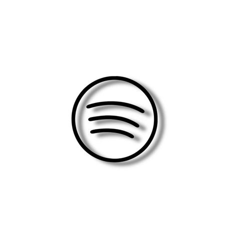 White And Black Spotify Icon, Aesthetic Ios Homescreen, Shadow Icons, Iphone Icon Packs, Grey Wallpaper Iphone, Widgetsmith Aesthetic, Ipad Aesthetic, Ios Homescreen, White Shadow