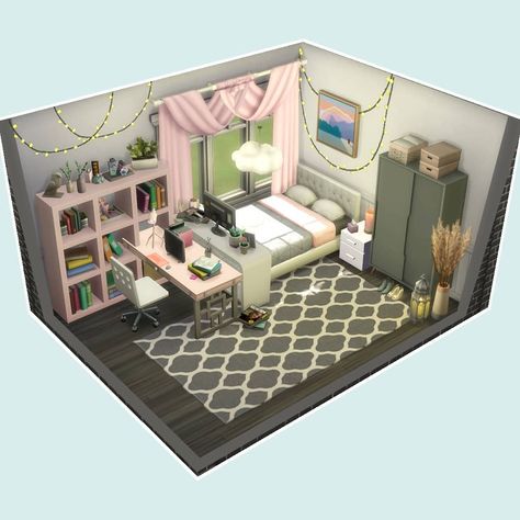 Sim4 Bedroom Ideas, Rooms Game Ideas, 4 Bedroom House Plans Sims 4, Sims Bedrooms Ideas, Sims 4 Game Room Ideas, Sims 4 Bedroom Ideas No Cc Base Game, Sims 4 Rooms No Cc Base Game, Sims 4 Room Ideas No Cc Base Game, Cute Sims 4 Rooms