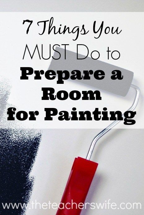 7 Things you Must Do to Prepare a Room for Painting Preparing Walls For Painting, Room For Painting, House Painting Tips, Paint Prep, Wipes Container, Painting Colors, Interior Painting, Farmhouse Interior, Design Seeds