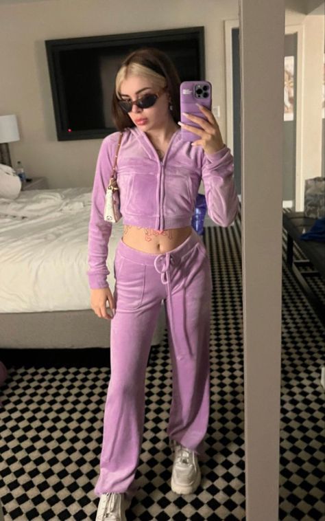 Purple Tracksuit, Coord Sets, Maquillaje De Ojos, Girly Things, Jogging, Two Piece Pant Set, Paradise, Fashion Inspo, Purple