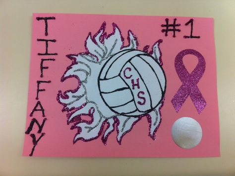 Volleyball pink out locker sign Volleyball Coach Poster Ideas, Pink Out Game Posters Volleyball, Pink Out Signs Volleyball, Locker Signs Volleyball, Pink Out Posters Volleyball, Pink Out Volleyball Posters, Dig Pink Volleyball Posters, Vball Posters, Volleyball Posters For Games