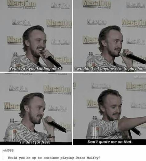 Tom Felton Nerd Problems, Harry Potter Jokes, Book Nerd Problems, Book Things, Tom Felton, Harry Potter Movies, Harry Potter Fantastic Beasts, Harry Potter Funny, Harry Potter Fandom