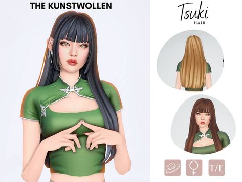 The Kunstwollen, Sims 4 Nails, Mod Hair, Sims Packs, Pelo Sims, Tumblr Sims 4, Sims 4 Cc Folder, Free Sims, Sims 4 Gameplay