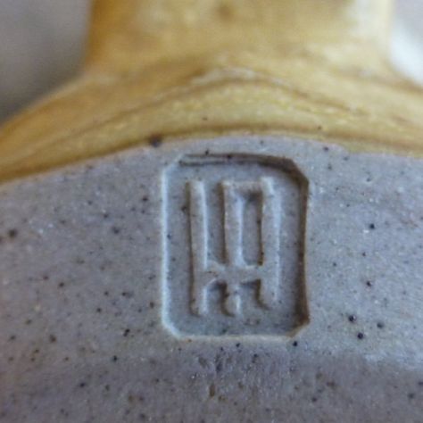 https://flic.kr/p/H7GZFT | Harry Ashburner Pottery mark.   Australian studio pottery mark. Potters Mark Stamp, Clay Signature Stamp, Pottery Signature Stamp, Pottery Makers Mark, Pottery Stamps Signature, Dermot Bannon, Cautious Clay, Pottery Branding, Potters Mark