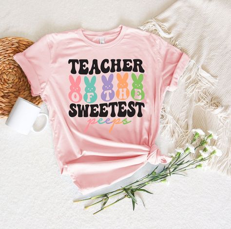 Teacher Shirt, Easter Teacher Shirt, Teaching My Favorite Sweetest Shirt, Easter Shirt, Easter Day, Easter Bunny Shirt, Peeps Shirt Easter Bunny Shirts, Sweet Shirt, Bunny Shirt, Easter Shirt, Easter Day, Teacher Shirts, Easter Bunny, My Favorite, Easter