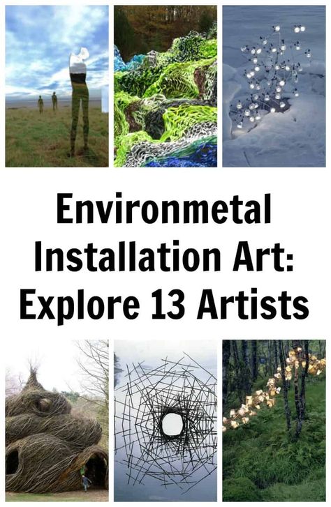 13 artists using nature and the environment as their medium. #environmentalart #sitespecificinstallationart Environmental Art Projects, Environmental Sculpture, Christo And Jeanne Claude, Environmental Artist, Toledo Museum Of Art, Earth Photos, Nature Artists, Artistic Installation, Contemporary Sculpture