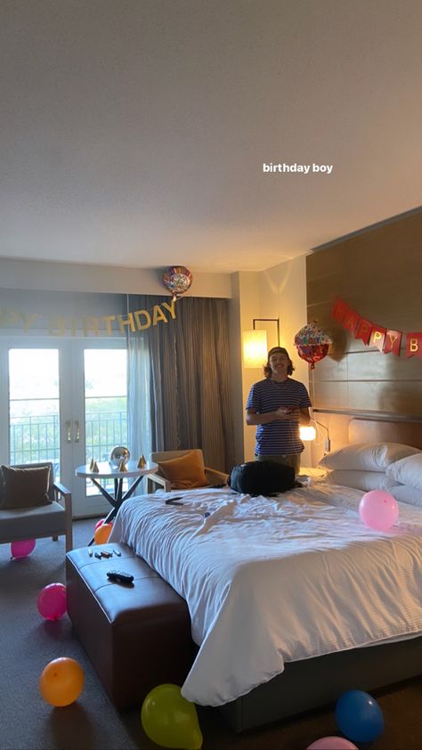 #birthday #birthdaypresent #bday #birthdayhotel #hotel #thewestin #frisco #20 Birthday Hotel Room, Birthday Hotel, 20 Balloons, Birthday Boy, Hotel Room, Birthday Presents, Hotels Room, Boy Birthday, Birthday Decorations