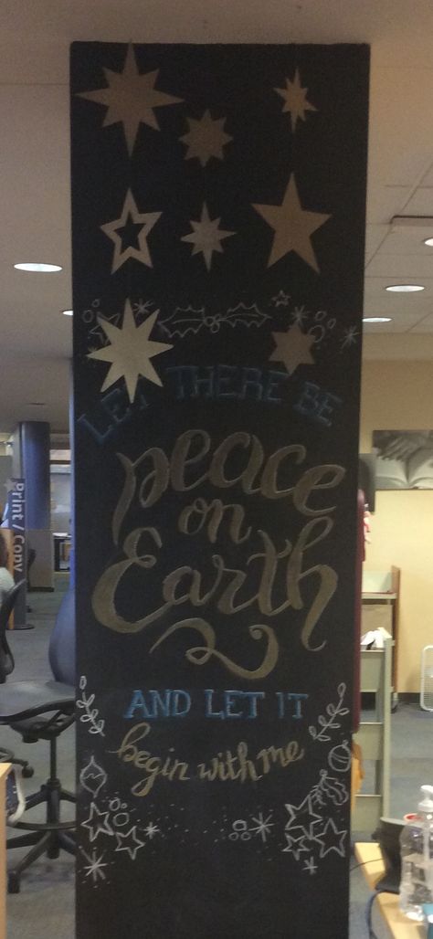 Let there be PEACE on Earth and let it begin with me! Religious Christmas Door Decorations, Peace On Earth Christmas Decorations, Let There Be Peace On Earth, Chalkboard Art Ideas, Peace Christmas Signs, Peace To All Who Enter Here, Joy Hope Love Peace Christmas Decor, Christmas Ambiance, Peace On Earth Christmas