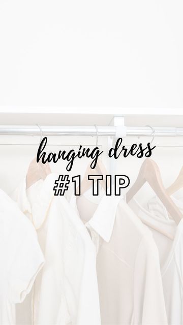 Samantha | Organizing Pro on Instagram: "✨PRO ORGANIZER TIP COMING AT YA✨ My BEST HACK for hanging long dresses if you don’t have a section for long hanging items in your closet… LIKE this post if you’ll try this in your own closet! #TipsandTricks #TipTuesday #OrganizingTips #ClosetTips #Hack #LifeHack #OrganizingHack #ClosetHack #Tips #Tricks" How To Hang Long Dresses, How To Hang Long Dresses In Closet, Hanging Long Dresses, Hanging Dresses, Pro Organizer, Instagram Pro, Hanging Items, Corner Wardrobe, Closet Hacks