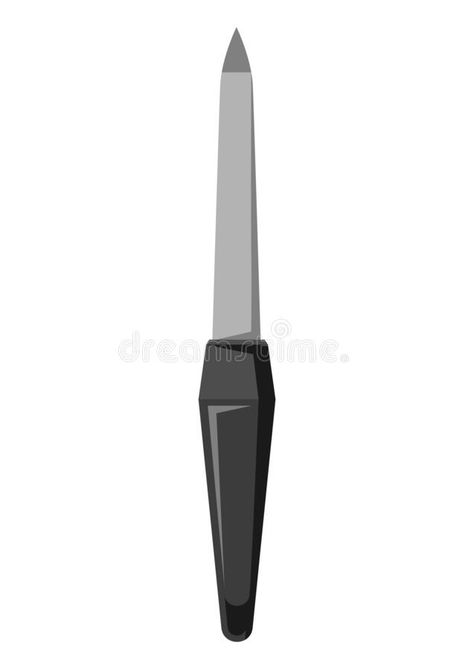 Metal nail file. Professional manicure and pedicure tool. Metal nail file. Professional tool for manicure and pedicure vector illustration Pedicure Illustration, Nail Polish Gift Set, Manicure Tutorials, Nail Polish Holder, Sharp Nails, Professional Manicure, Nail Drills, Gel Nail Kit, Trendy Nail