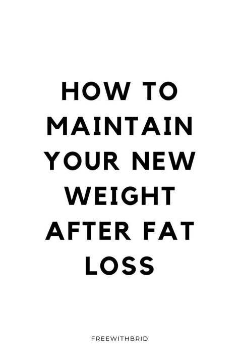 how to maintain your new lower weight after fat loss Maintaining Weight Tips, How To Maintain Weight Tips, Lose 10kg, Weight Maintenance, Path Ideas, Losing Fat, Maintain Weight, Weight Workout, Weight Workout Plan