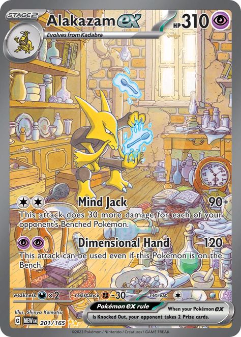 Alakazam Pokemon, 151 Pokemon, Gym Challenge, Collectible Trading Cards, Pokemon Trading Card Game, Pokemon Trading Card, Team Rocket, Painting Art Lesson, Pokemon Card