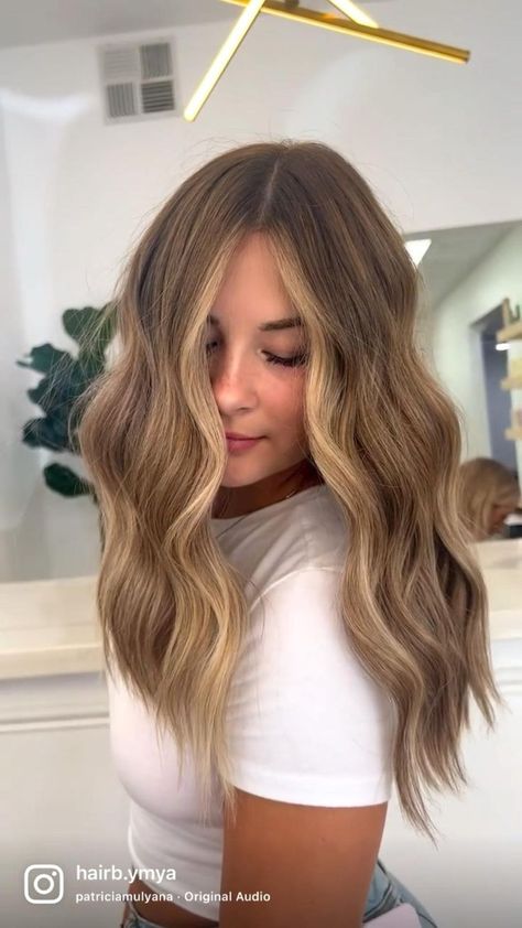 Blonde Dimensional Balayage, Natural Dark Blonde Hair, Bubble Hairstyle, Aesthetic Pictures Wallpaper, Balayage On Brown Hair, Natural Light Brown Hair, Blonde Light Brown Hair, Dimensional Balayage, Styles For Naturally Curly Hair