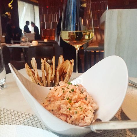 Eric Ripert on Twitter: "'Salmon Rillette’ - a staple served @LeBernardinNY every Lunch since we opened in 1986. We love its conviviality :) https://t.co/5Xgom2vwhn" Le Bernardin, Smoked Salmon Spread, Salmon Spread, Seafood Menu, Poached Salmon, Toasted Bread, Spread Recipes, The Chef, Smoked Salmon