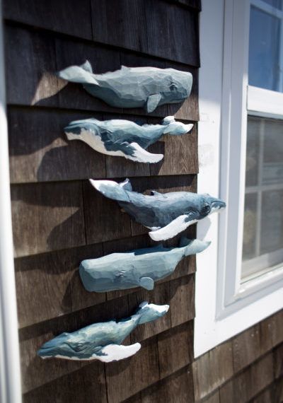 Carved Whale Wood, Whale Carving, Hand Carved Signs, Signs Business, Whale Decor, Wooden Whale, Fish Artwork, Number Signs, Wood Sculptures