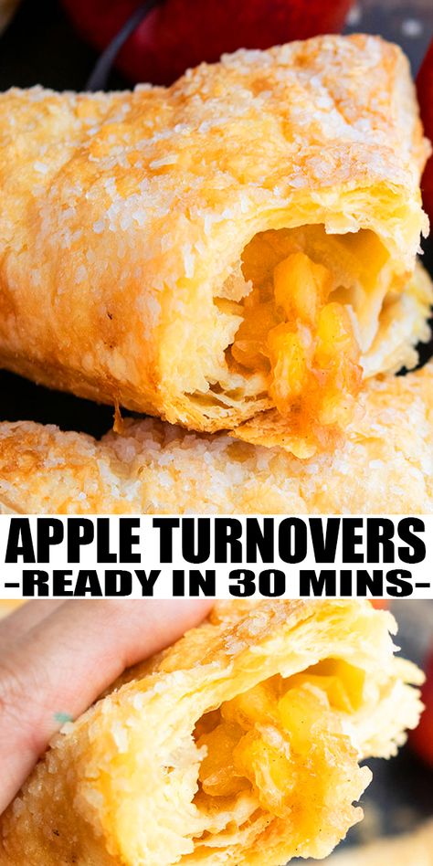 Flaky Apple Turnovers, Apples And Phyllo Dough, Apple Pie Roll Ups With Pie Crust, Apple Filling For Turnovers, Apple Turnover Filling Recipes, Apple And Phyllo Recipes, Filo Dough Apple Recipes, Phyllo Dough And Apple Pie Filling, Phyllo Dough Recipes Dessert Simple