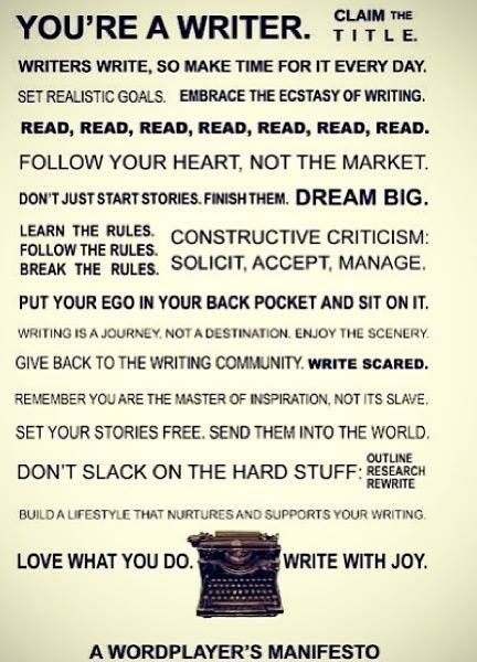 This is so perfect in every way. "Follow your heart, not the market." Sometimes I write a story that never ends up being published, and that's OK - because writing for myself brings me the same joy and sense of accomplishment as when I write for an audience. Even if no one ever reads what you write, you will become a better storyteller. Set your ideas free and don't be afraid to make mistakes. A Writer's Life, Writer Inspiration, I Am A Writer, Writing Motivation, Writer Quotes, Writers Write, Book Writing Tips, Writing Life, Writing Quotes