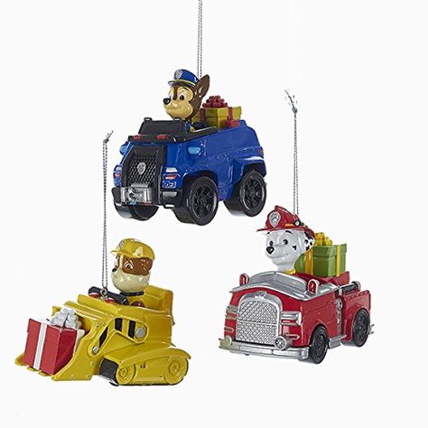 Kurt Adler 3 Assorted Paw Patrol Characters on Trucks Multiples Christmas Ornaments >>> You can find more details by visiting the image link. (This is an affiliate link) #hashtag3 Paw Patrol Christmas Ornaments, Paw Patrol Ornaments, Paw Patrol Vehicles, Paw Patrol Christmas, Paw Patrol Characters, Old World Christmas Ornaments, Kurt Adler, Kids Ornaments, Christmas Truck