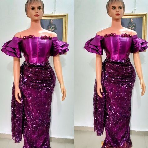 Magenta Asoebi Lace Styles, Magenta Asoebi, Lace Asoebi Styles, Lace Asoebi, Asoebi Lace Styles, Asoebi Lace, Asoebi Styles, Lace Styles, Aso Ebi