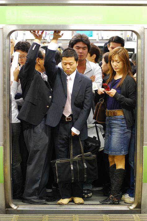 People On Train Reference, People On Train, Tokyo People, Subway People, Shinjuku Station, Yamanote Line, Japanese Train, Tokyo Subway, People Street