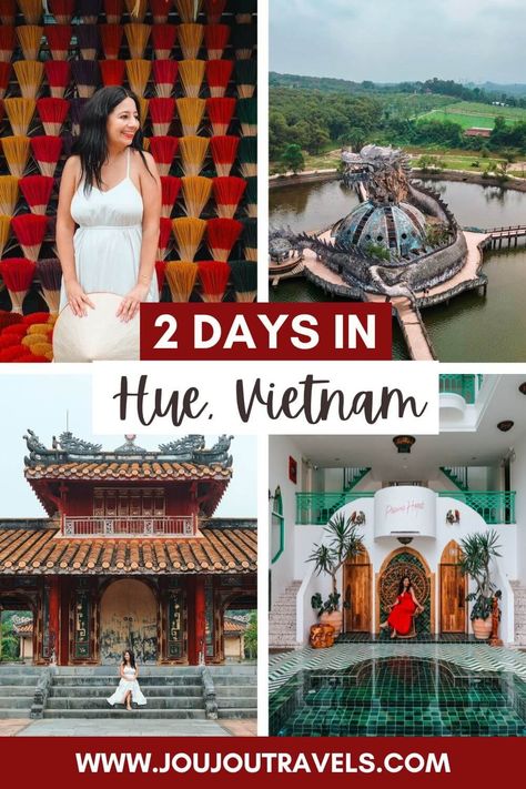 If you're looking to spend 2 days in Hue, read on! I've covered all the best things to do in Hue, Vietnam for a short visit. Hue Vietnam, Things To Fo, Vietnam Destinations, Vietnam Itinerary, Scenic Train Rides, Vietnam Travel Guide, Travel Instagram, Vietnam Travel, Solo Female Travel