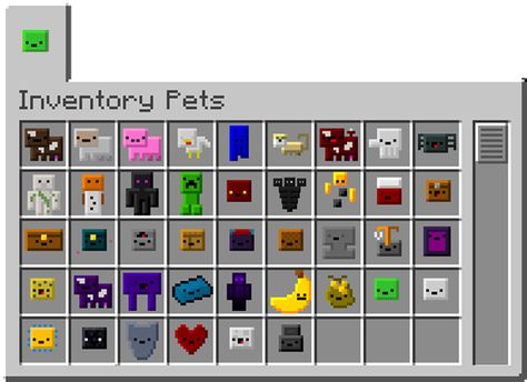 Inventory Pets: Animated creatures that live in your inventory and give you amazing special abilities - Minecraft Mods - Mapping and Modding - Minecraft Forum - Minecraft Forum Minecraft Mods For Pe, Minecraft Fabric, Perler Bead Mario, Minecraft Mobs, Minecraft Pocket Edition, Minecraft Anime, Minecraft Construction, Pet 1, Minecraft Pe