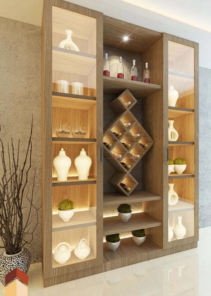 Crockery Units Modern, Crockery Cabinet Design, Crockery Cabinet, Crockery Unit Design, Crockery Design, Open Cabinet, Almirah Designs, Crockery Unit, Home Bar Designs