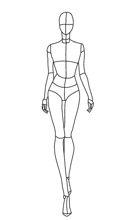 Fashion Model Base Drawing, Mannequin For Drawing, Fashion Design Figures Body Template, 10 Head Croquis Fashion Figures, Fashion Body Template, Model Poses Drawing Template, Mannequin Drawing, Fashion Illustration Shoes, Fashion Model Drawing